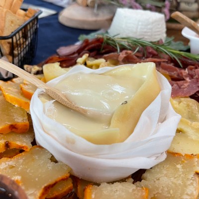 Serra de Estrela cheese from Portugal.