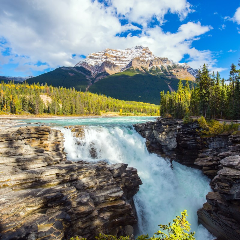 Athabasca Falls in Canada