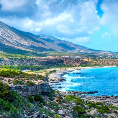 The coast of Crete, Greece