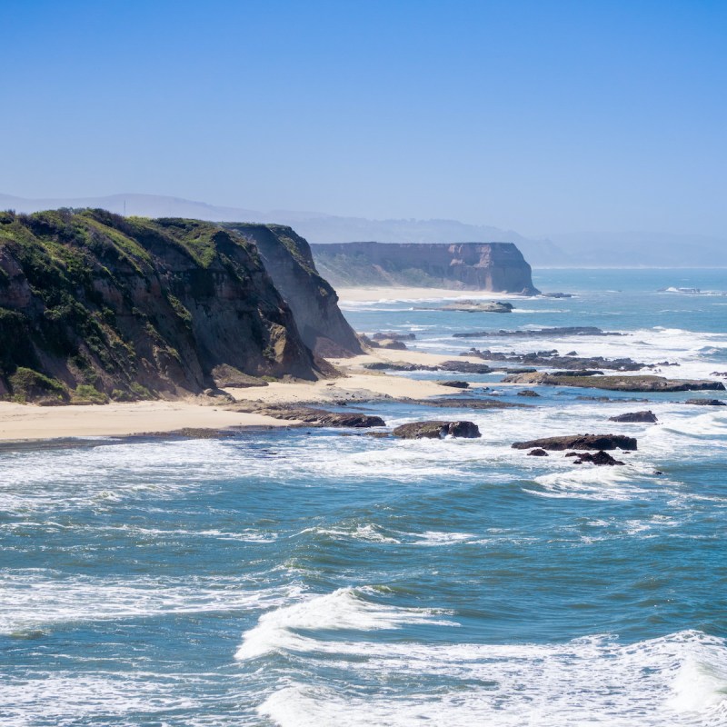 The coast near Half Moon Bay