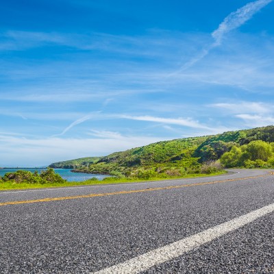 California Highway 1 near Bodega Bay