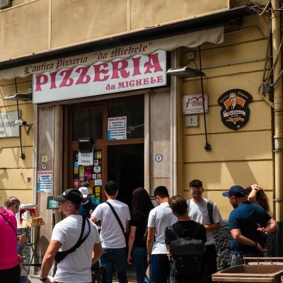 L'antica Pizzeria Da Michele in Naples, Italy