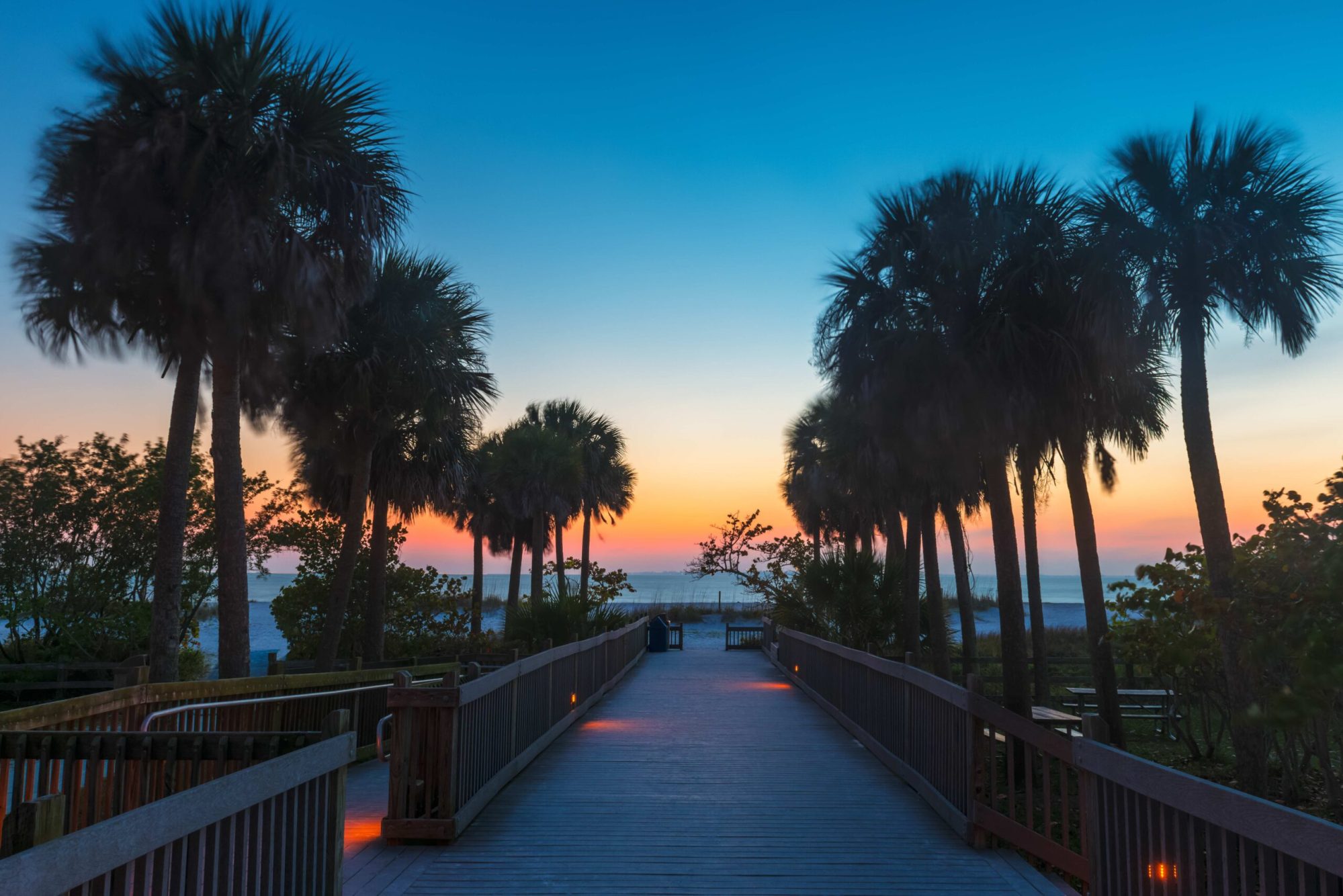 Sunset at Fort Myers Beach, Florida