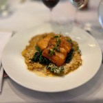 Grilled BC Steelhead with a Seafood Rissoto at Quattro