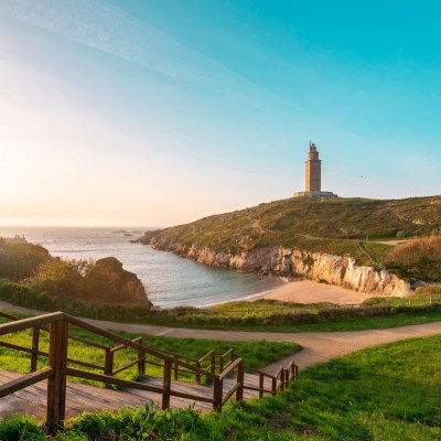 Hercules Tower in A Coruña Spain