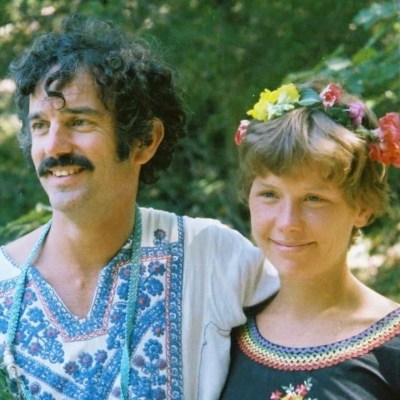 Louisa and Barry’s flower children wedding on family land near Winchester, Virginia, August 1978.