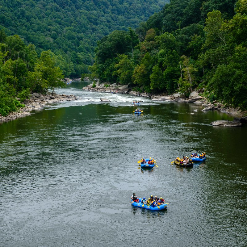 whitewater rafting at new river gorge