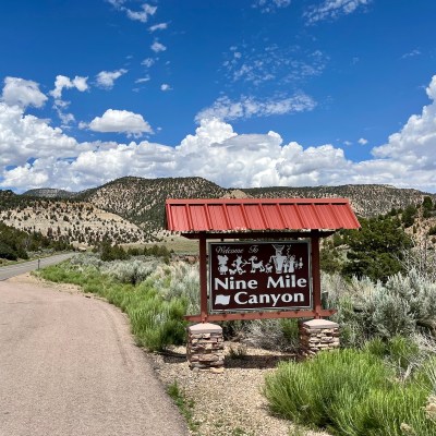 Entrance to Nine Mile Canyon