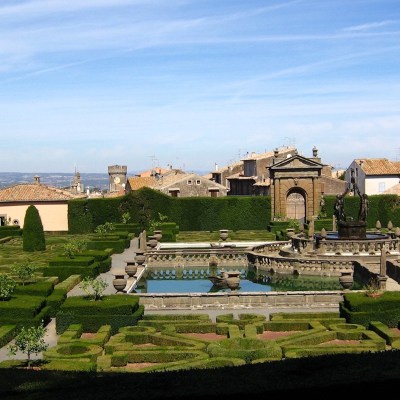 View from the top of Villa Lante