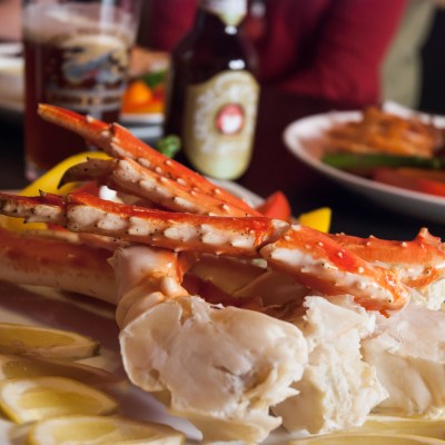 Alaska king crab at Sushi Garden in Anchorage