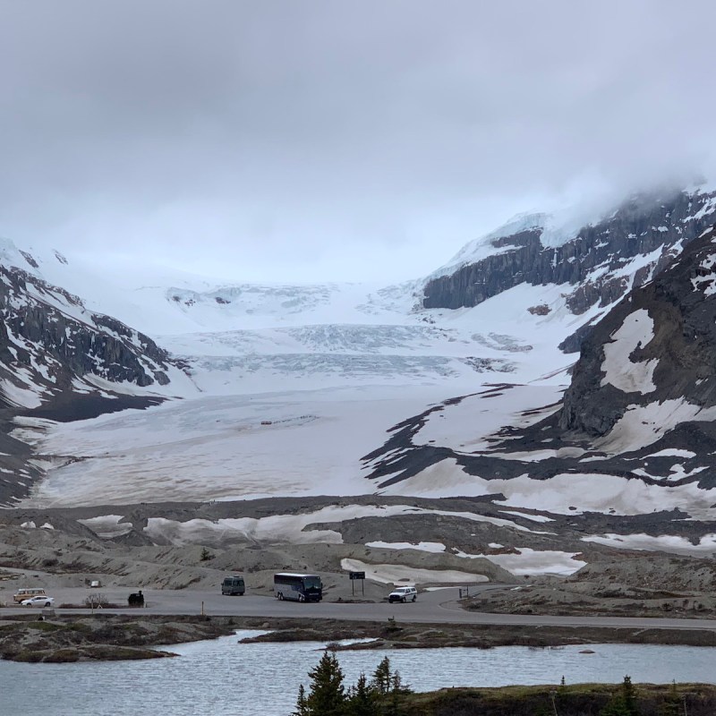 Columbia Icefield at Jasper National Park