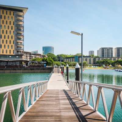 The waterfront of Darwin, Australia