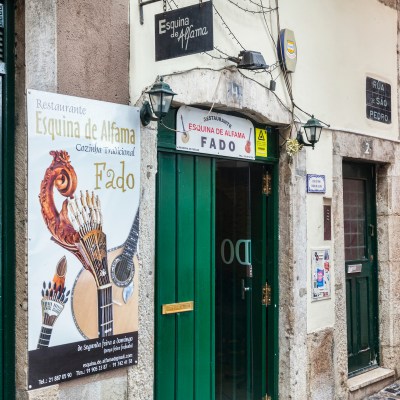 A fado restaurant in Lisbon, Portugal