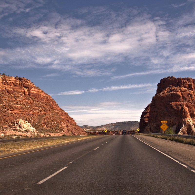 New Mexico Highway 40 outside of Albuquerque