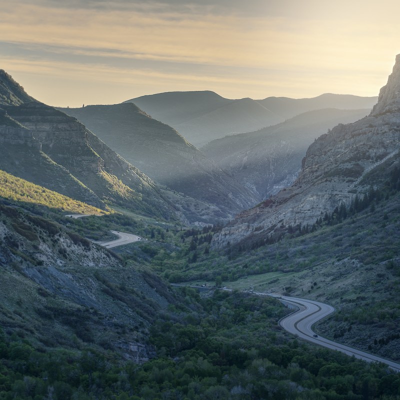 Provo Canyon near Provo, Utah