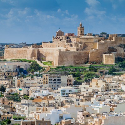 The citadel of Victoria, Malta