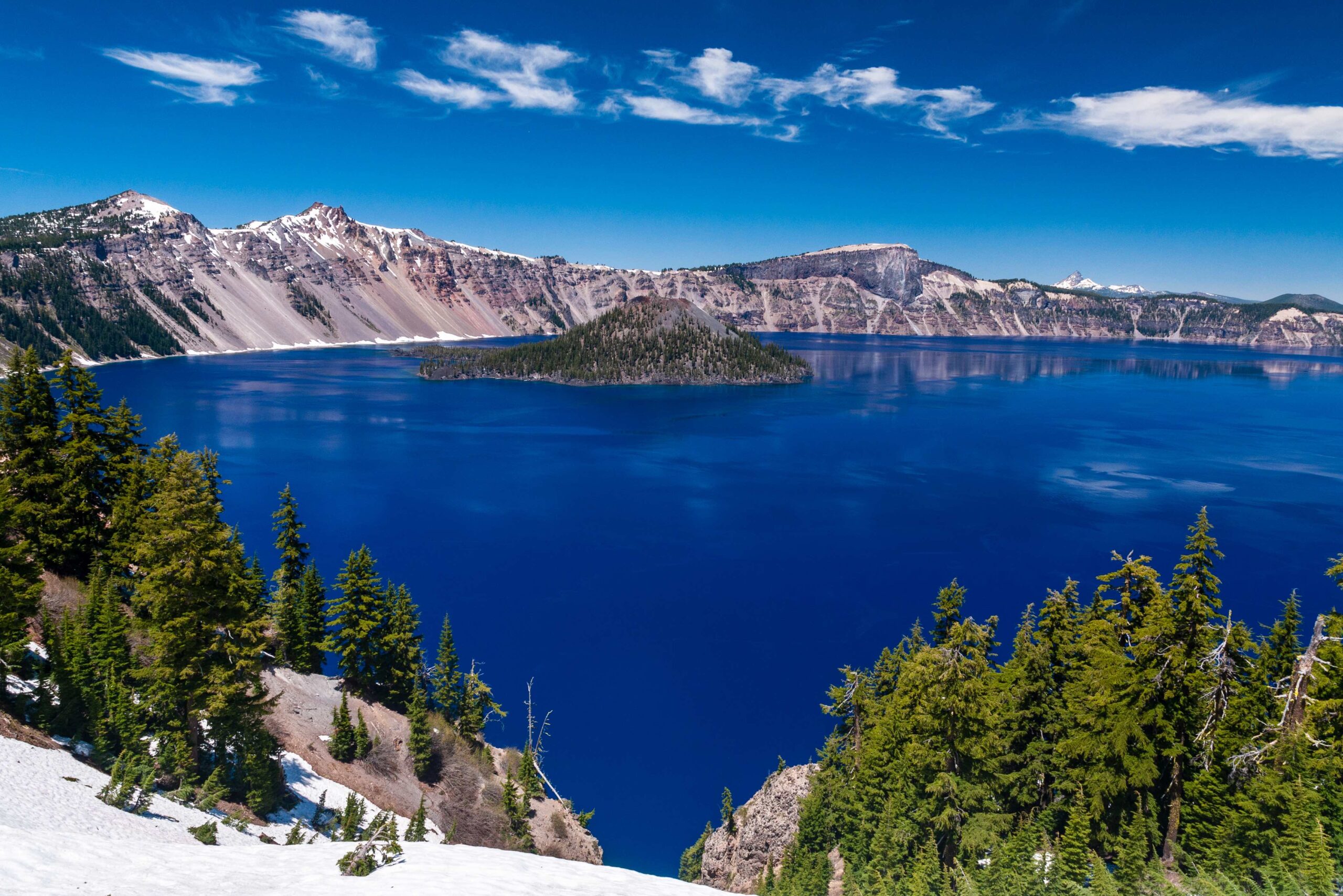 Crater Lake in Crater Lake National Park, Oregon