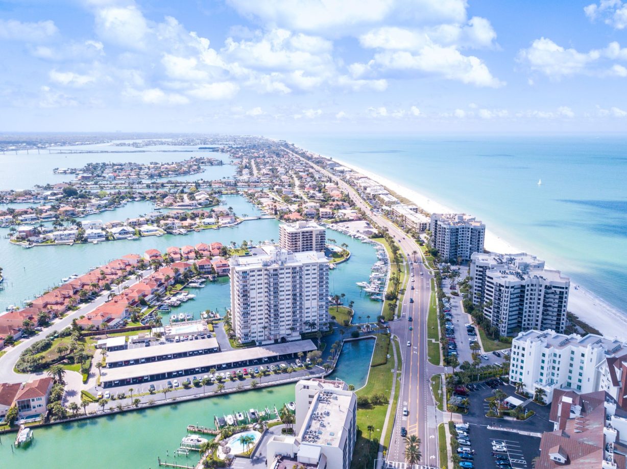 Florida's Pinellas Peninsula stretches from Clearwater Beach to St. Petersburg