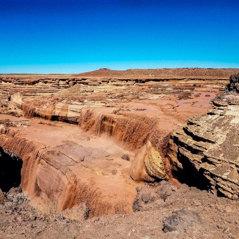 Grand Falls near Flagstaff, Arizona