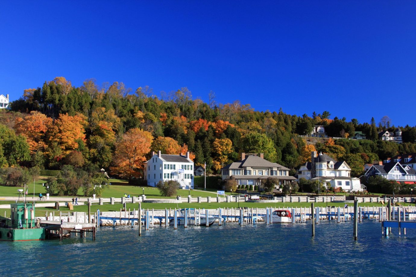 Mackinac Island during autumn