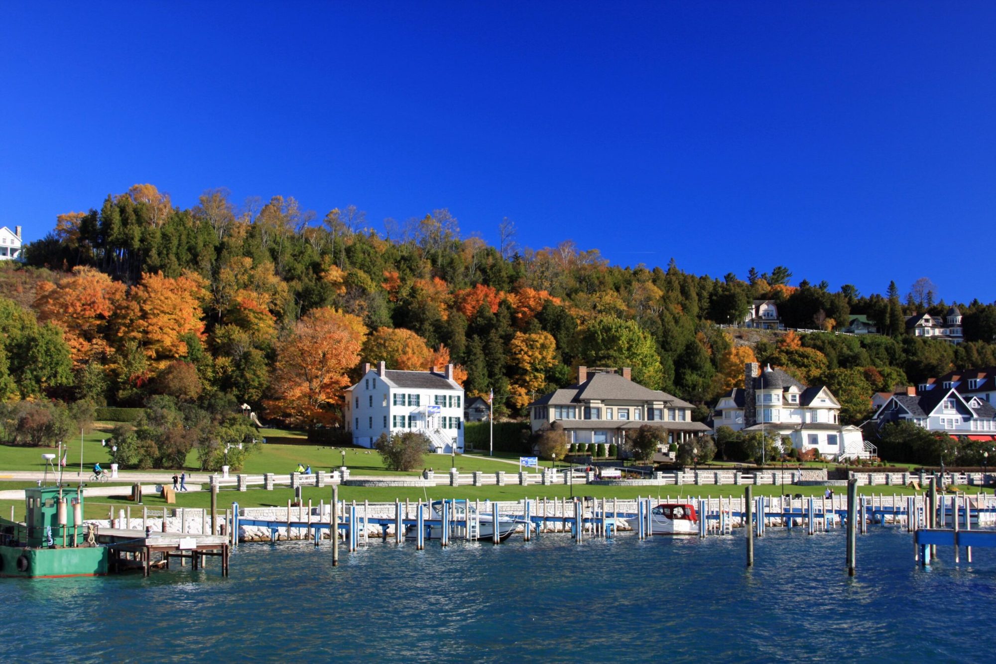 Mackinac Island during autumn