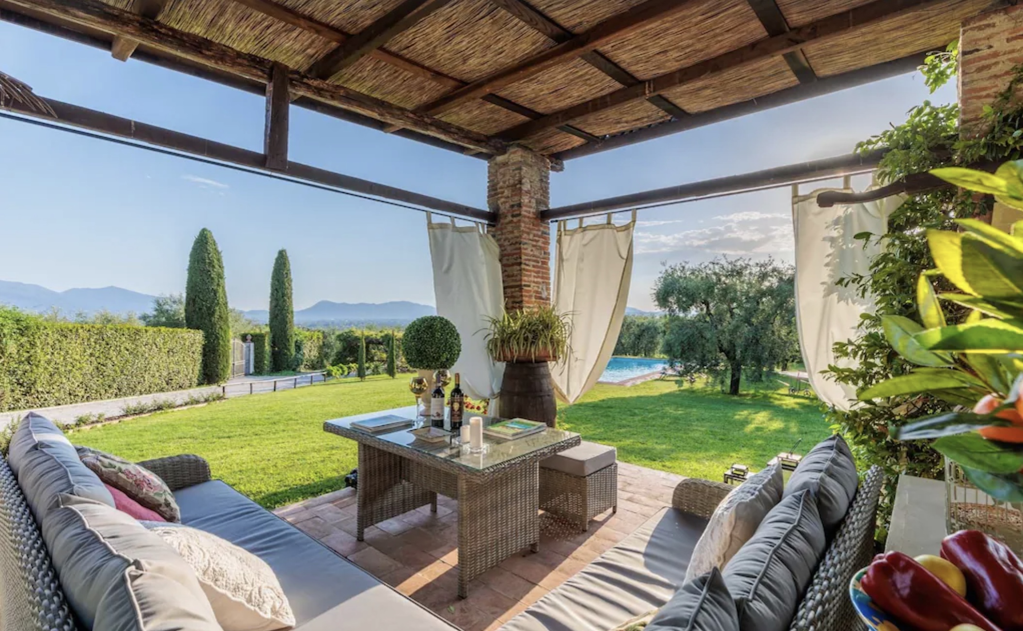 View of Tuscany from Old Country Villa Vrbo rental