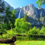 Yosemite Falls in Yosemite National Park, California