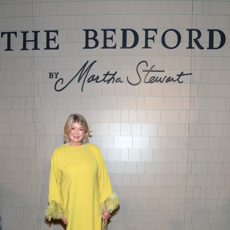 Martha Stewart arrives at the grand opening of The Bedford by Martha Stewart