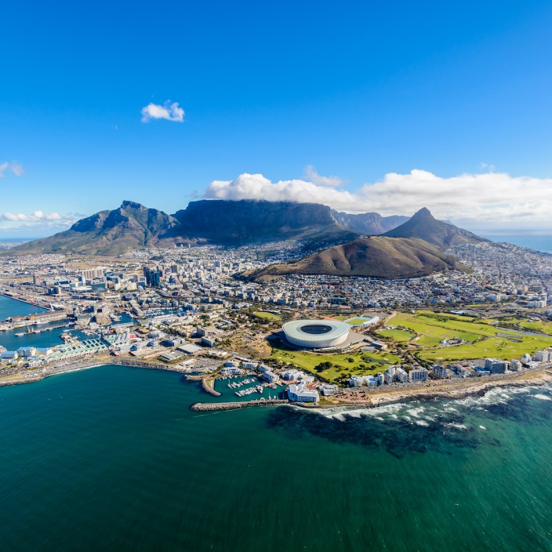 Aerial view of Cape Town, South Africa