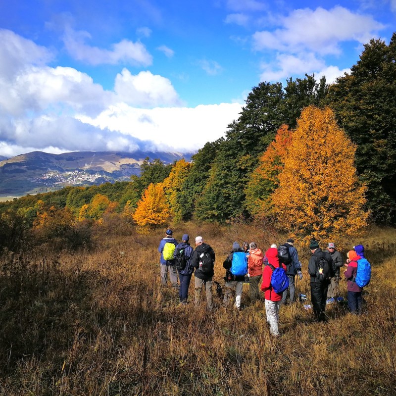 Fall colors in the Abruzzo region