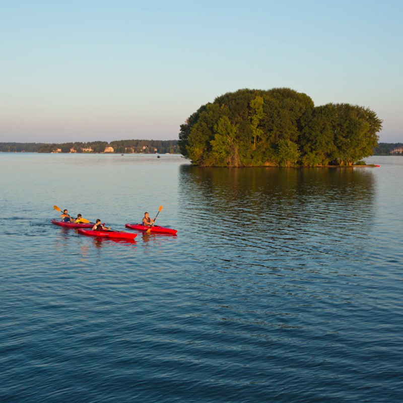 Kayaking On Lake Oconee