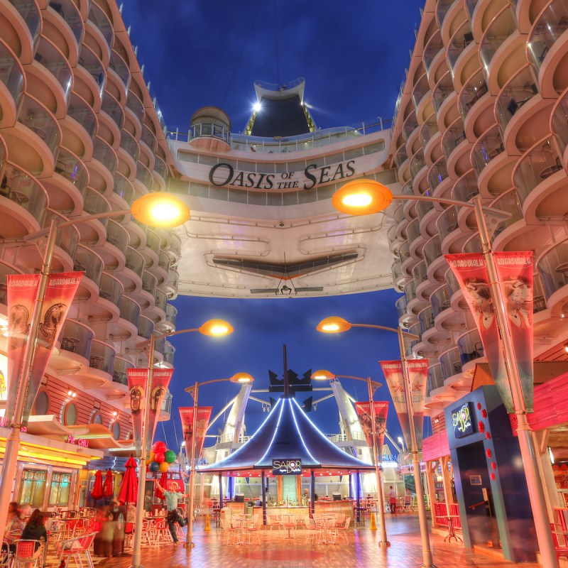 Royal Caribbean cruise ship deck