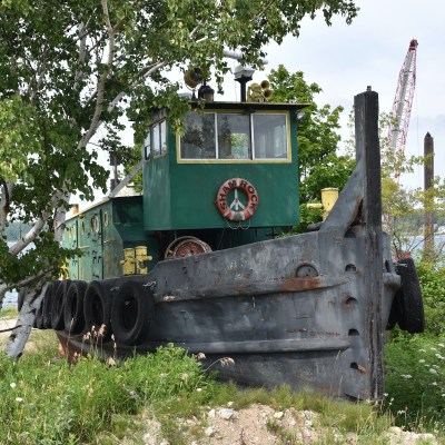 Old Fishing Boat at the Beaver Island Marine Museum