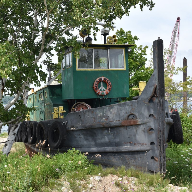 Old Fishing Boat at the Beaver Island Marine Museum