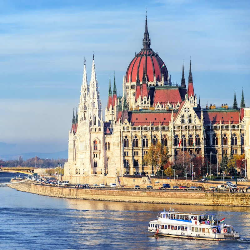 Parliament building in Budapest, Hungary