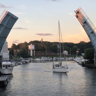 Franklin Street Bridge in Michigan City, Indiana