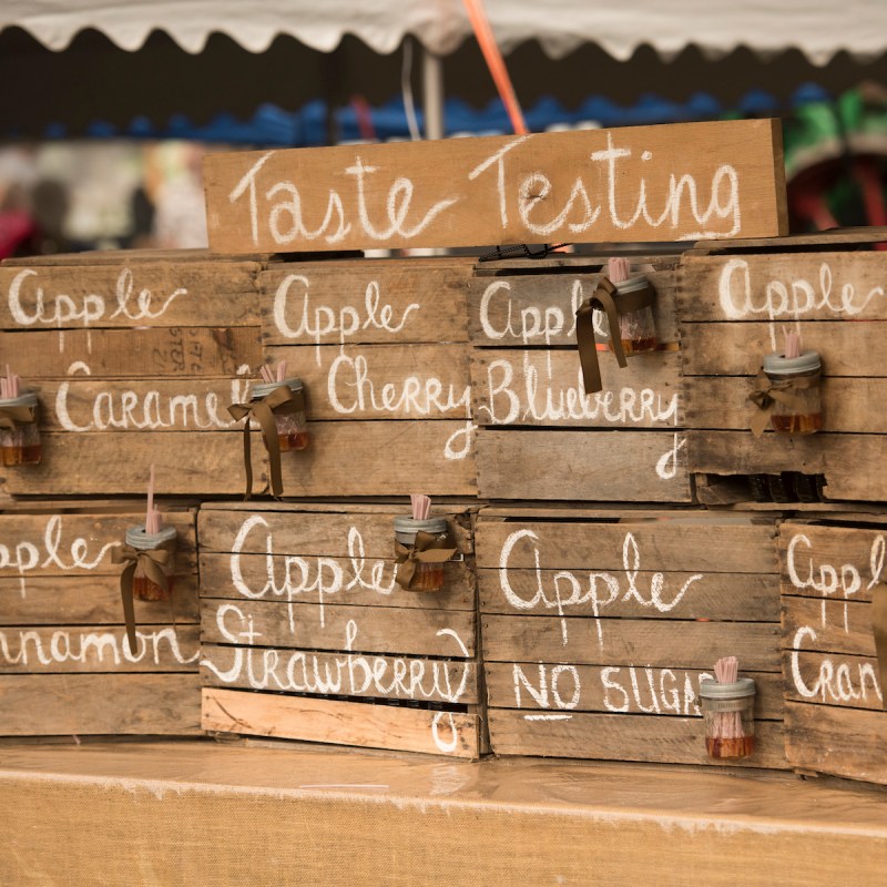 Cider tasting at The National Apple Festival