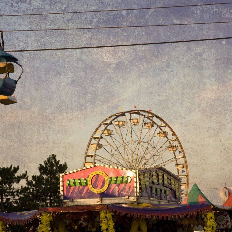 Midway at the Ohio State Fair in Columbus, Ohio