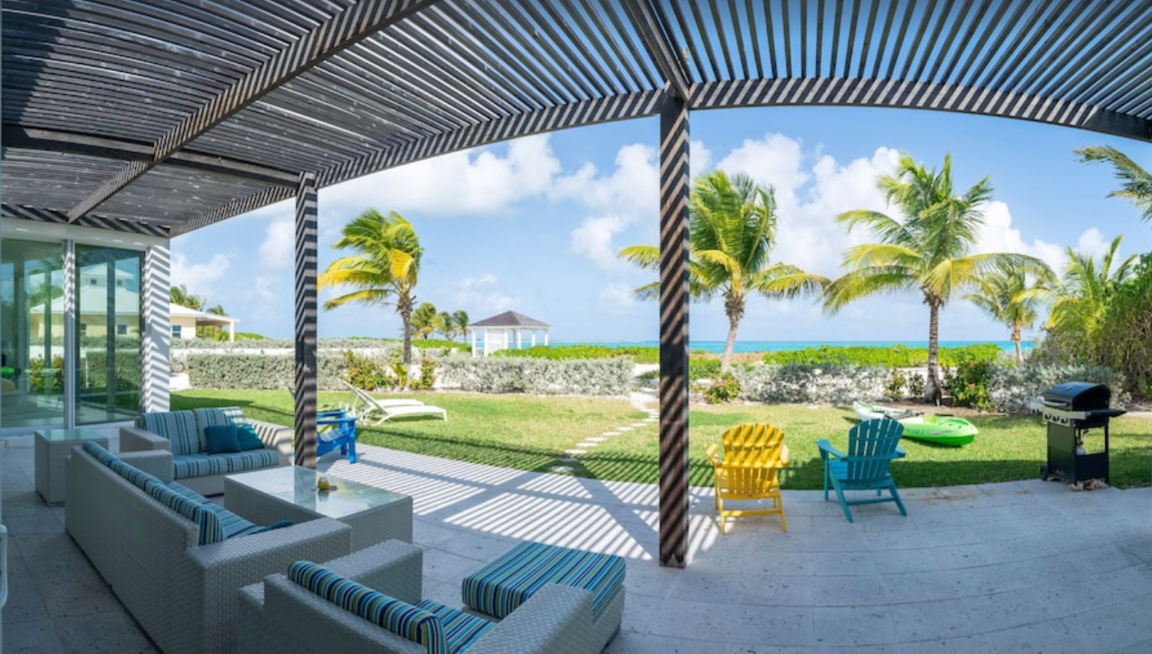 View of ocean from Casa Del Mar Vrbo rental in the Bahamas