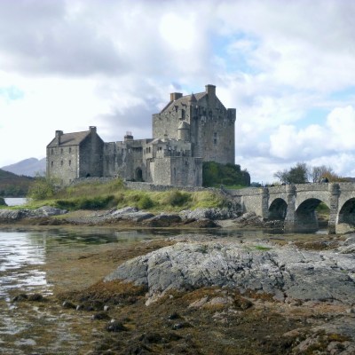 The Eilean Donan Castle in the Scottish Highlands