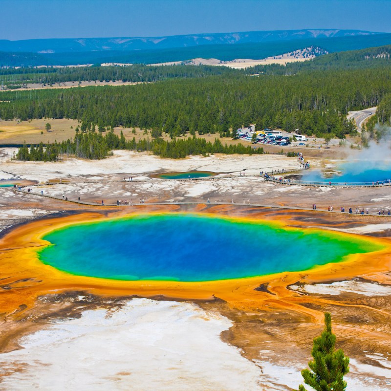 Grand Prismatic Spring in Yellowstone National Park