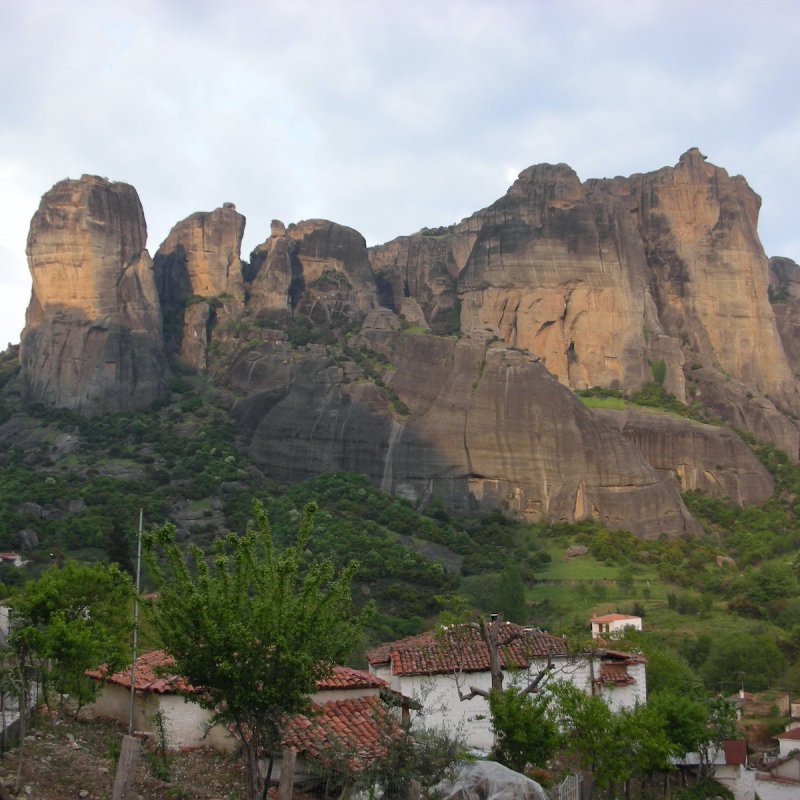 Pinnacle rock formations of Meteora