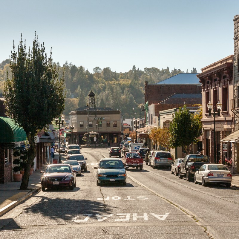 Downtown Placerville, California.