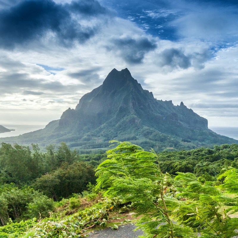 Amazing landscape of Tahiti, Polynesia
