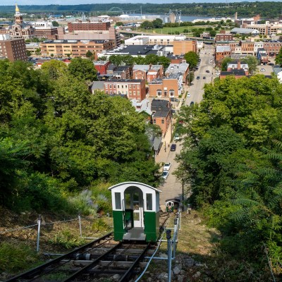 The Fenelon Place Elevator in Dubuque, Iowa