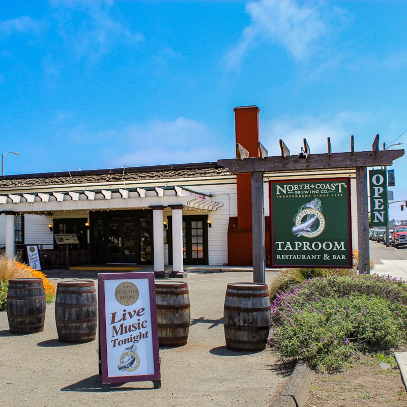 North Coast Brewing Co. Tap Room; Fort Bragg, California