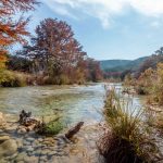 Frio River at Garner State Park during the fall