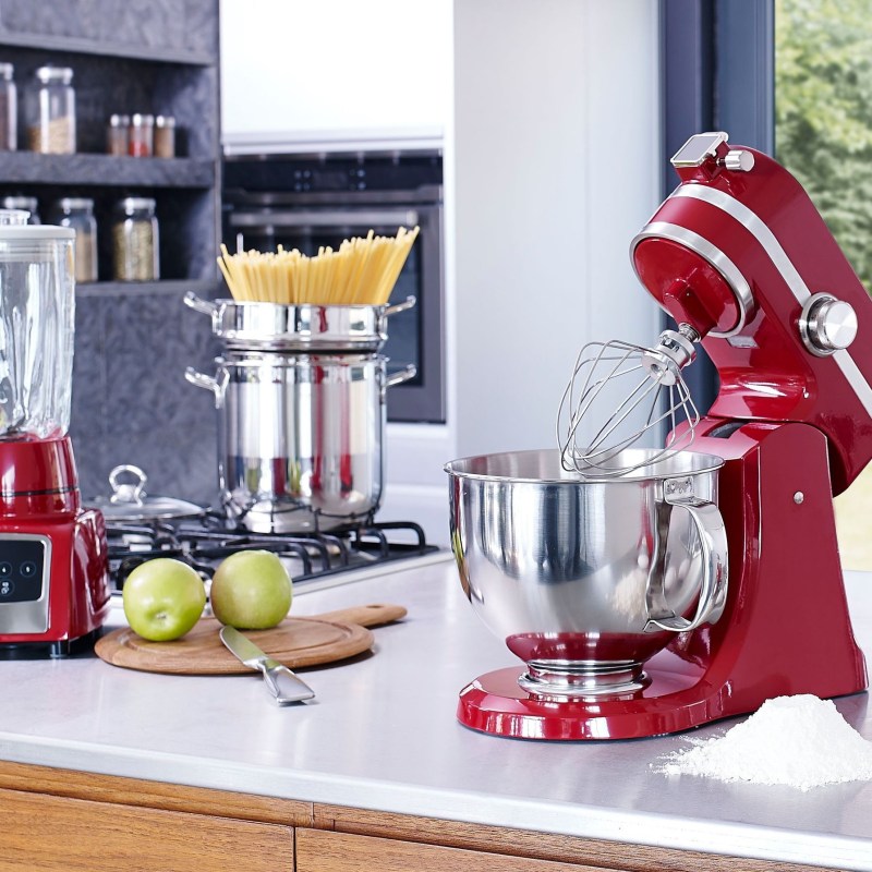 Kitchen appliances on counter