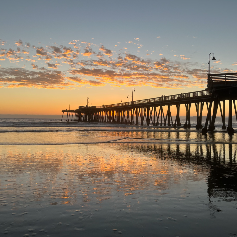 Sunset at Pismo Beach Pier