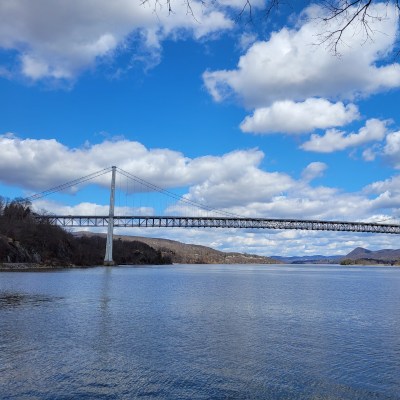 Bear Mountain Bridge crossing the Hudson River